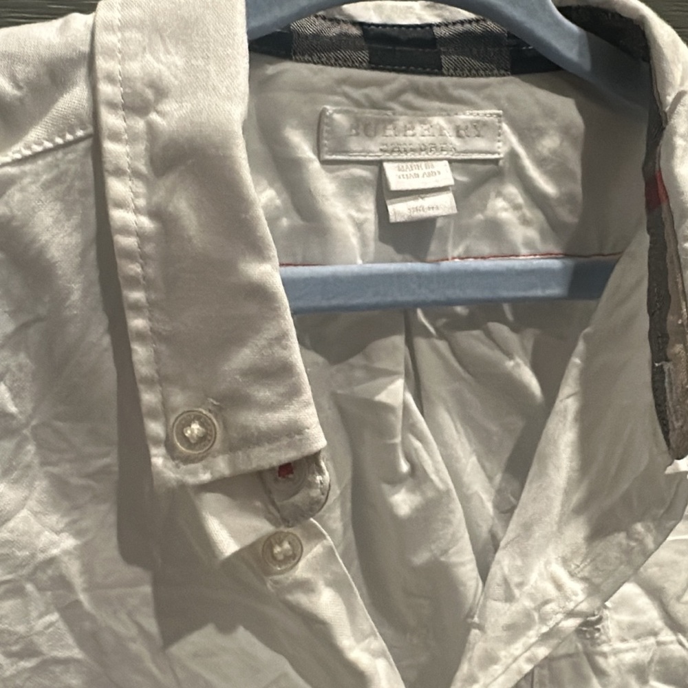 Burberry Toddler White Button Down Shirt Size 3T - Picture 2 of 5